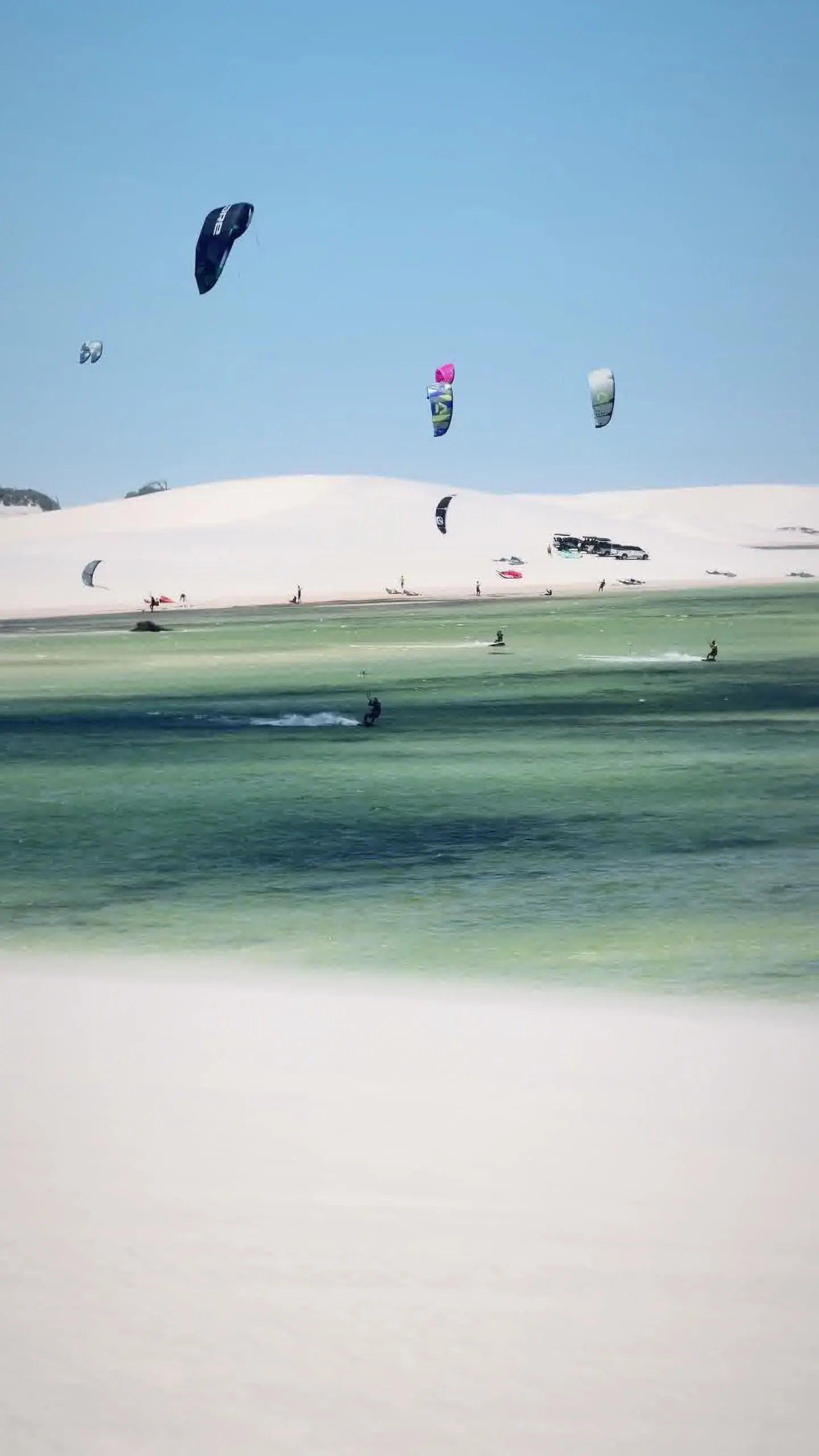 Lagoons and dunes around Jericoacoara